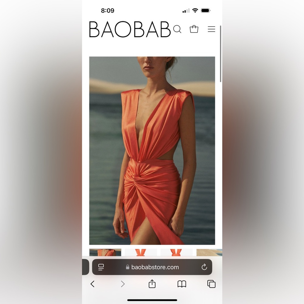 Baobab Collection Orange Dress